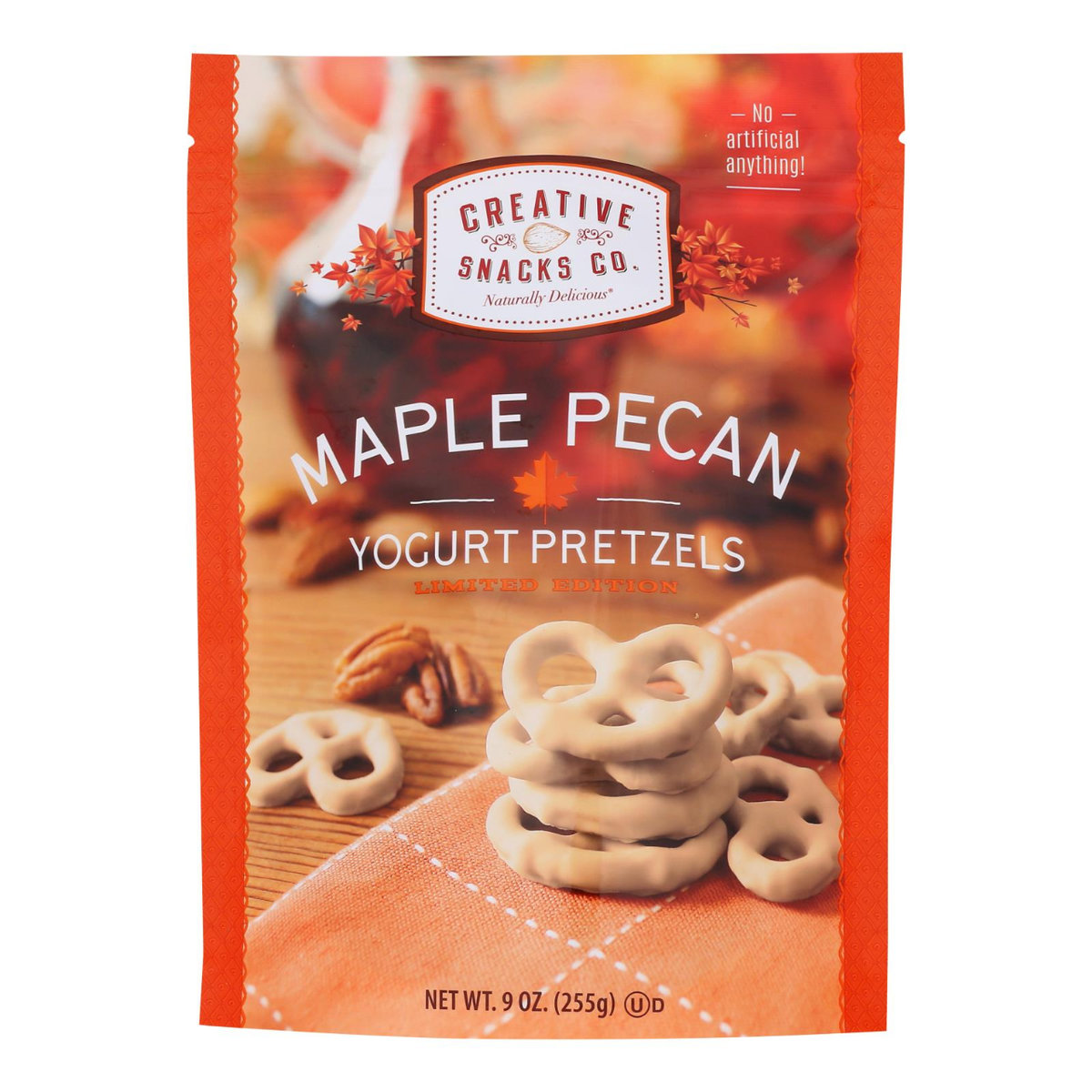 Creative Snacks Co- Maple Pecan Yogurt Pretzels- 255g